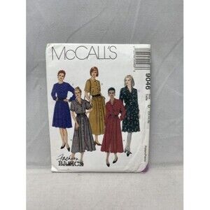 McCalls Pattern 9046 Sizes 12 - 16 Misses Dresses 5 Variations Uncut 1997
